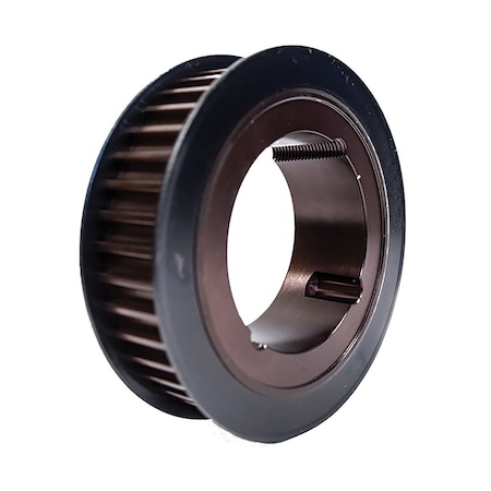 B&B Manufacturing 80-14MX37-3525, Timing Pulley, Cast Iron, Black Oxide,  80-14MX37-3525